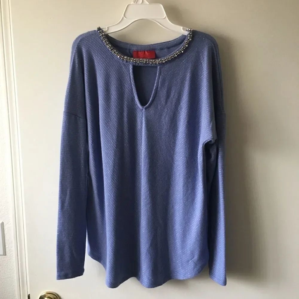 Jennifer Lopez Cut Out Dolman Top size S
